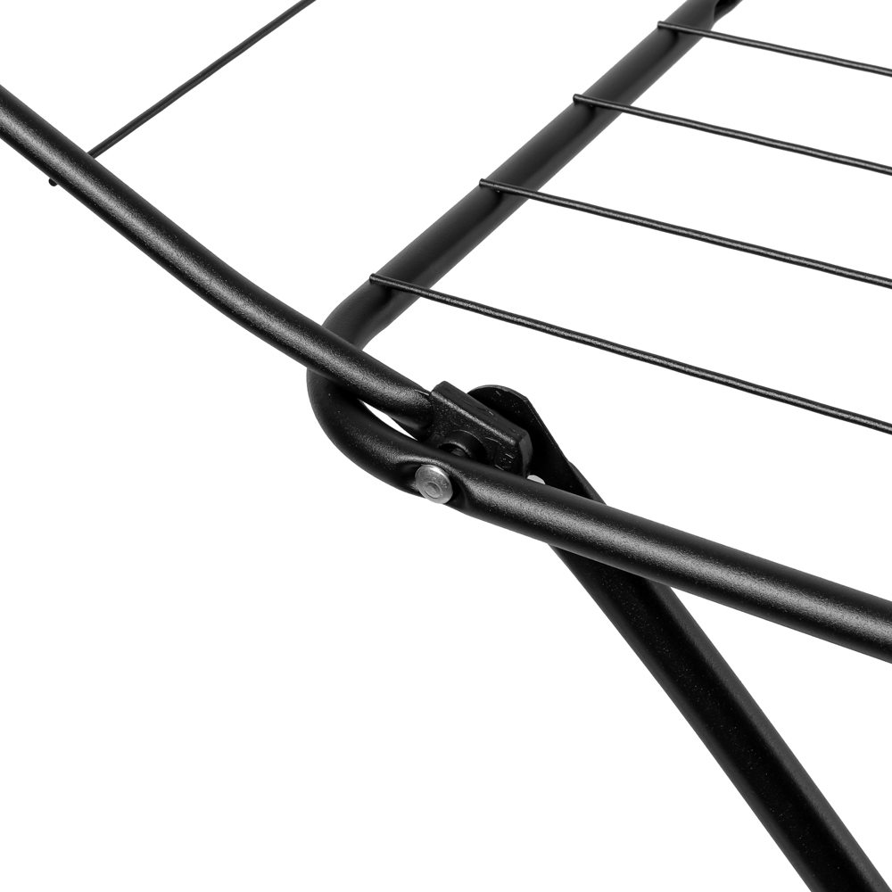 VETTA Сушилка напольная 18 м, окраш.сталь, черная, СБ1-ГЛ/Ч, арт.№ 452-100