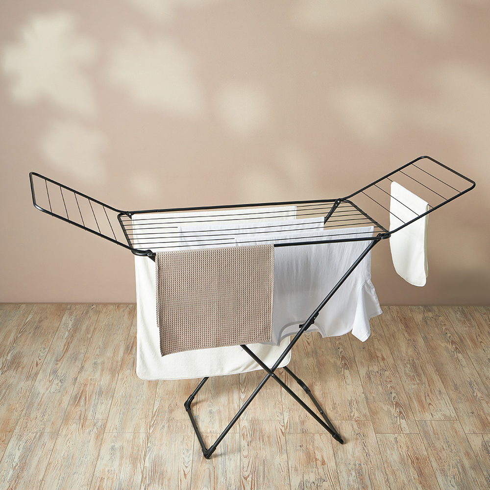 VETTA Сушилка напольная 18 м, окраш.сталь, черная, СБ1-ГЛ/Ч, арт.№ 452-100