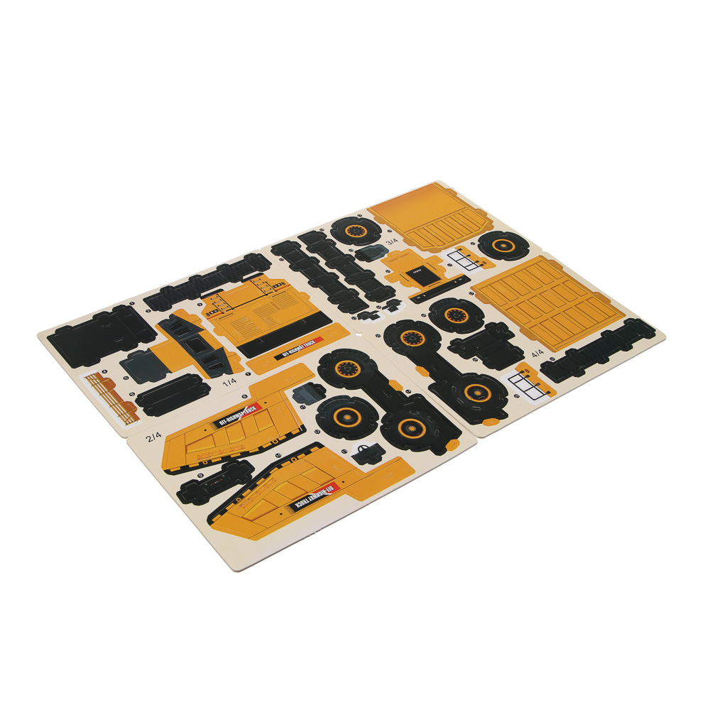 ХОББИХИТ Набор для творчества 3D модель сборная 14х21см, EPS, бумага, 4 дизайна, арт.№ 287-452