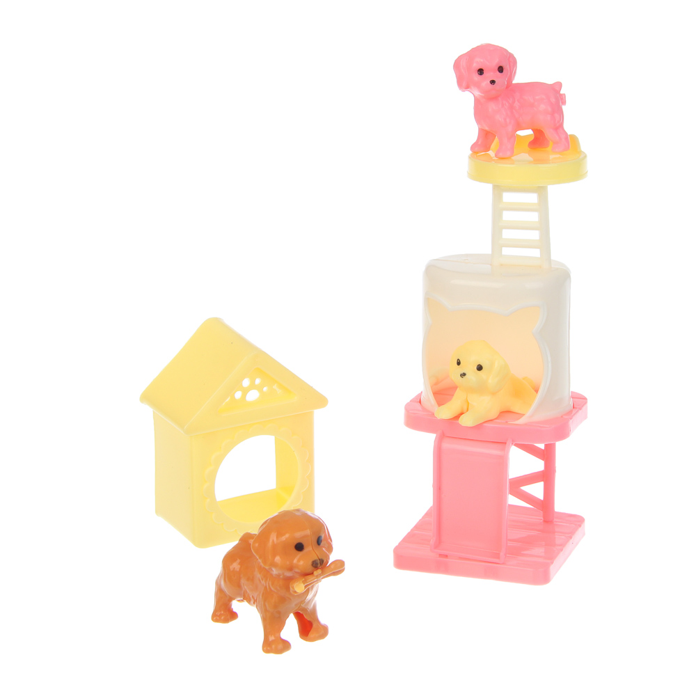 Кукла шарнирная 15 см с акс., PVC, PP, ABS, тм ИГРОЛЕНД, 3+, арт.№ 436-217