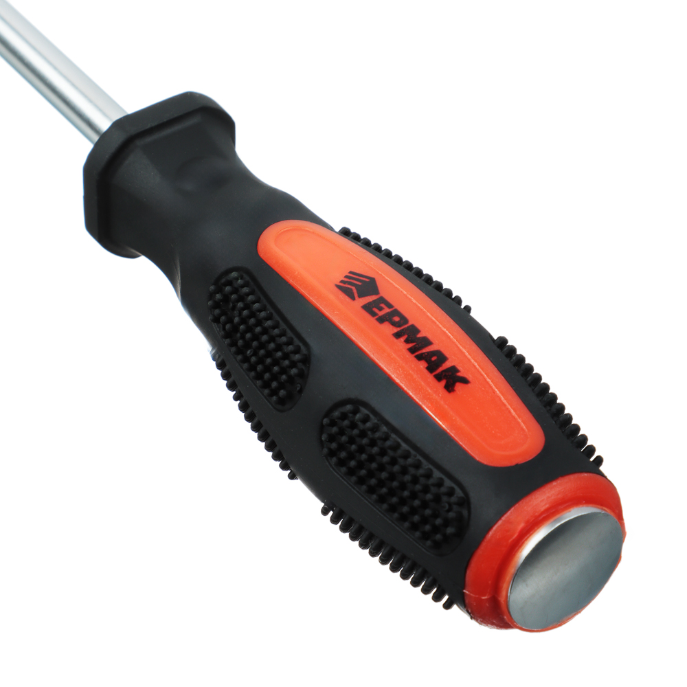 ЕРМАК Отвертка ударная с противоскользящей ручкой PH2 6х150мм (+), арт.№ 651-208