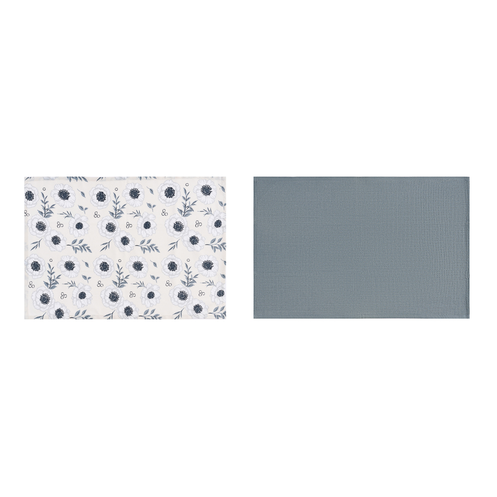 PROVANCE Нэви Комплект полотенец кухонных 2шт, 100% хлопок, 40х60см, серый, арт.№ 434-158