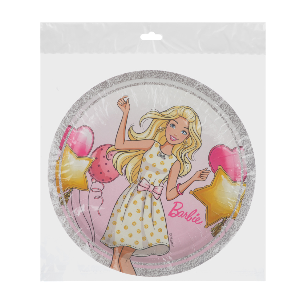 Набор тарелок бумажных 10шт, 23см, 4 дизайна, лицензия, арт.№ 530-228