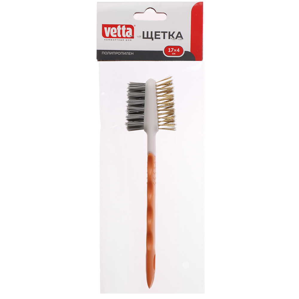 VETTA Щетка полипропилен, медная проволока, 17х4 см, арт.№ 441-260