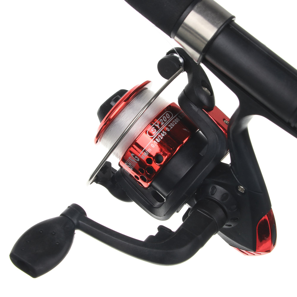 Набор рыболовный тм AZOR FISHING,(Удочка телескоп.,1,8м,тест 10-30 гр,катушка,леска,грузила,бусины), арт.№ 149-110