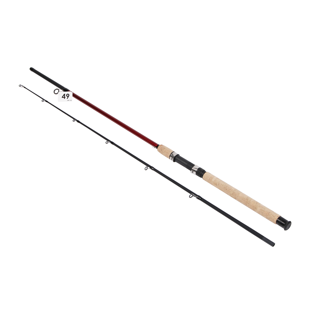 Спиннинг "Ультра Ред" тм AZOR FISHING, штекерный, файбергласс, 2,4м, тест 10-30гр, арт.№ 149-112