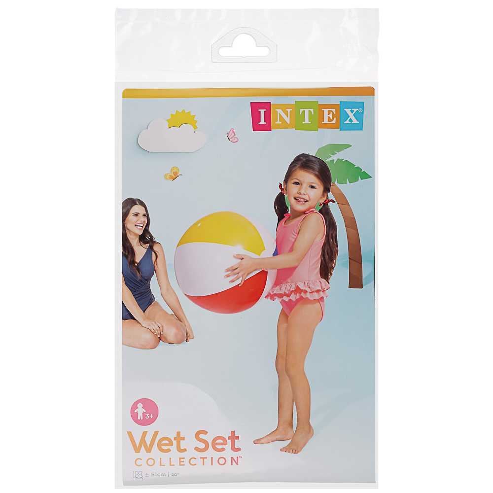 INTEX Мяч надувной, 51см, от 3 лет, 59020NP, арт.№ 109-169