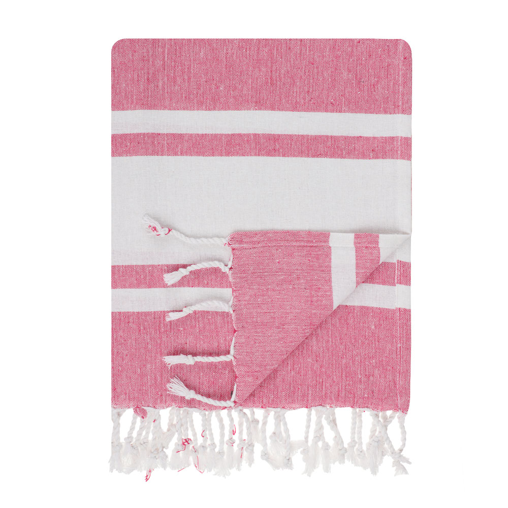 PROVANCE Саммер Покрывало для отдыха 90х170см, 75% хлопок 25% полиэстер, розовый, арт.№ 496-031