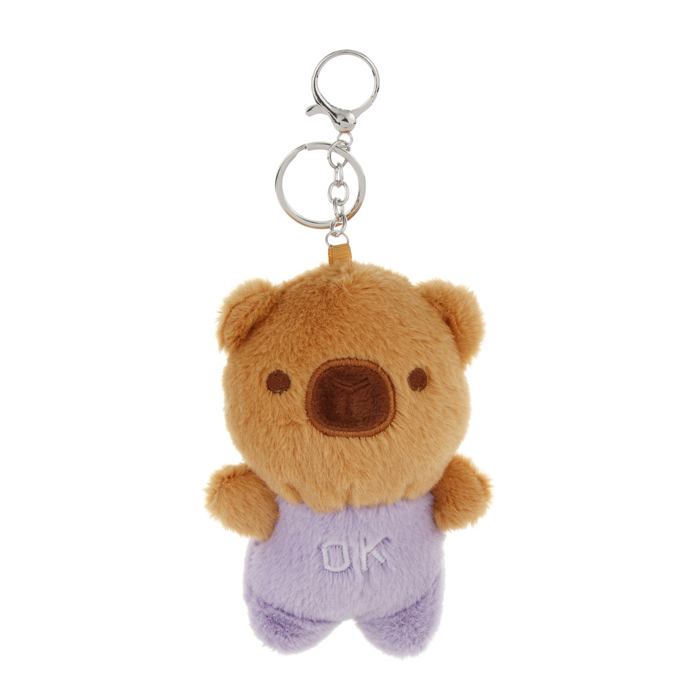 Брелок-подвес мягкий "Милаш" в костюмчике, полиэстер, металл, ИГРОЛЕНД, 1811-40, арт.№ 264-572