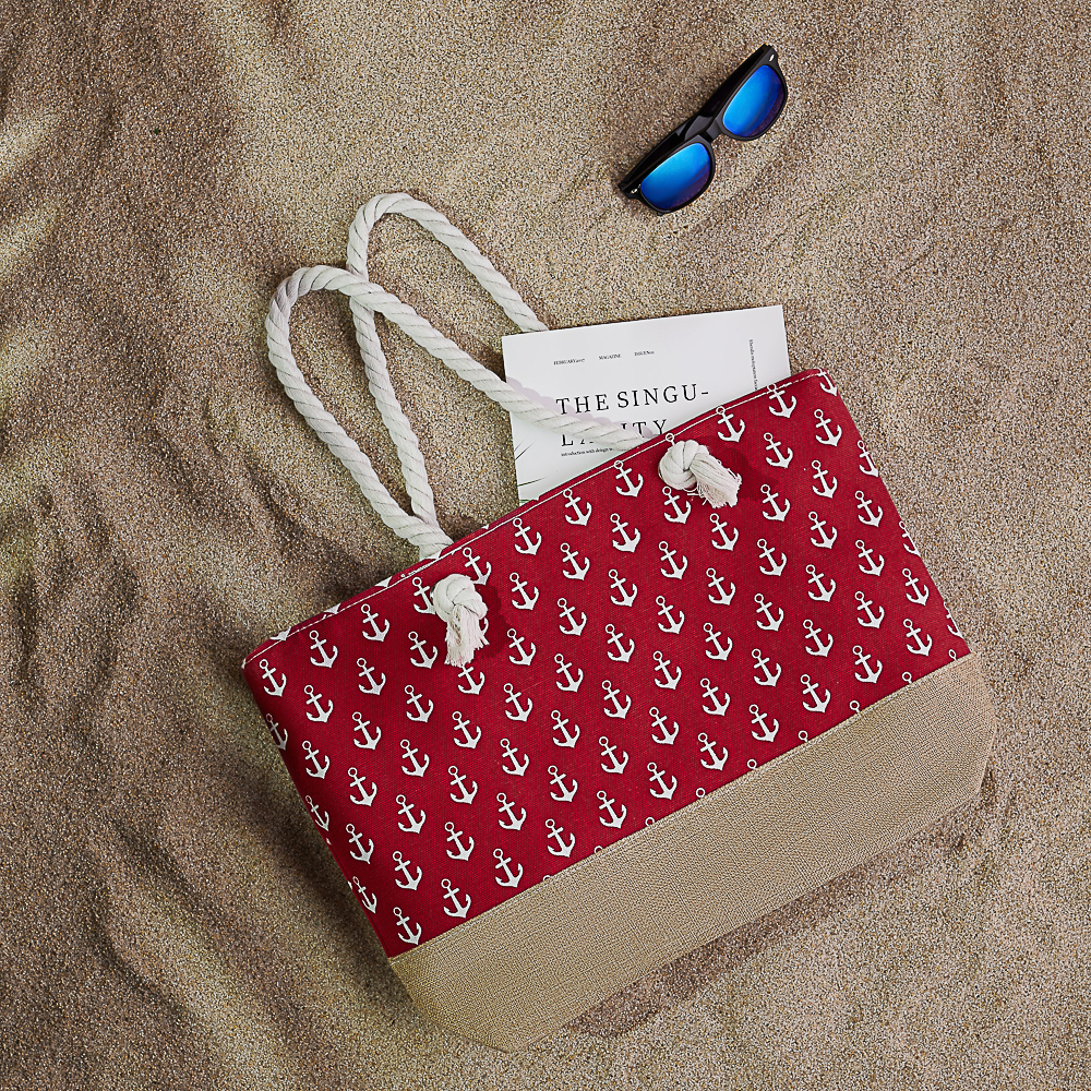 ЮL Сумка пляжная 52х35х12 см, 100% полиэстер, 3 цвета, арт.№ 337-049