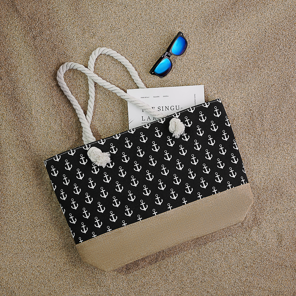 ЮL Сумка пляжная 52х35х12 см, 100% полиэстер, 3 цвета, арт.№ 337-049