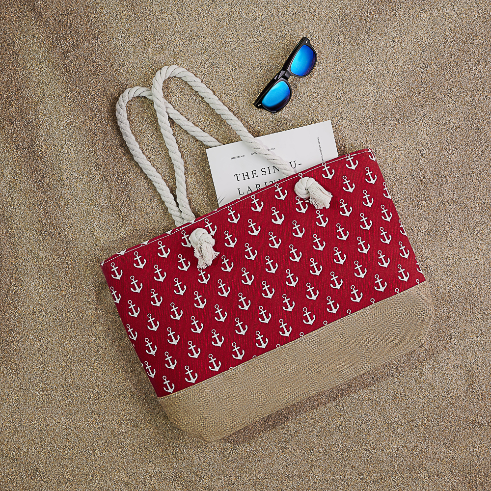 ЮL Сумка пляжная 52х35х12 см, 100% полиэстер, 3 цвета, арт.№ 337-049