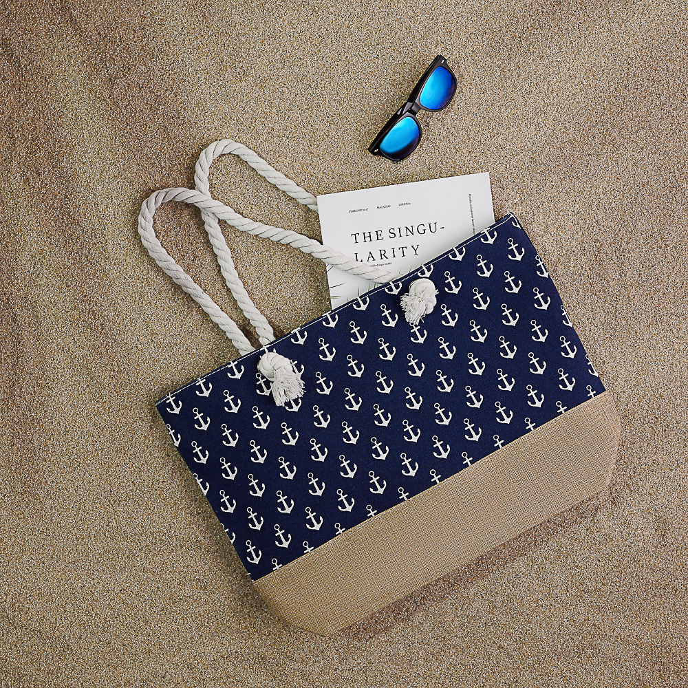 ЮL Сумка пляжная 52х35х12 см, 100% полиэстер, 3 цвета, арт.№ 337-049