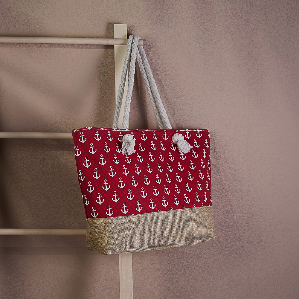 ЮL Сумка пляжная 52х35х12 см, 100% полиэстер, 3 цвета, арт.№ 337-049