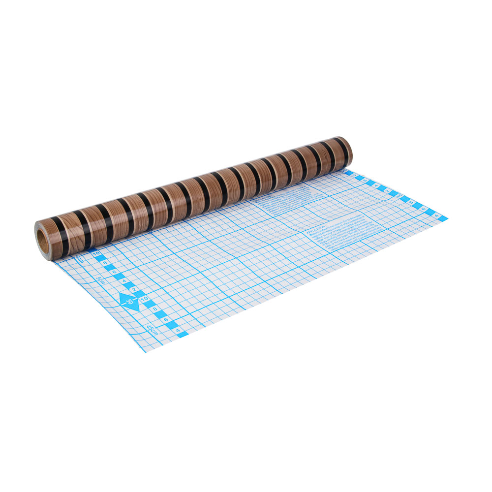 Пленка самоклеящаяся тм VETTA Дерево рейки, 45см x 8м, ПП, арт.№ 416-297