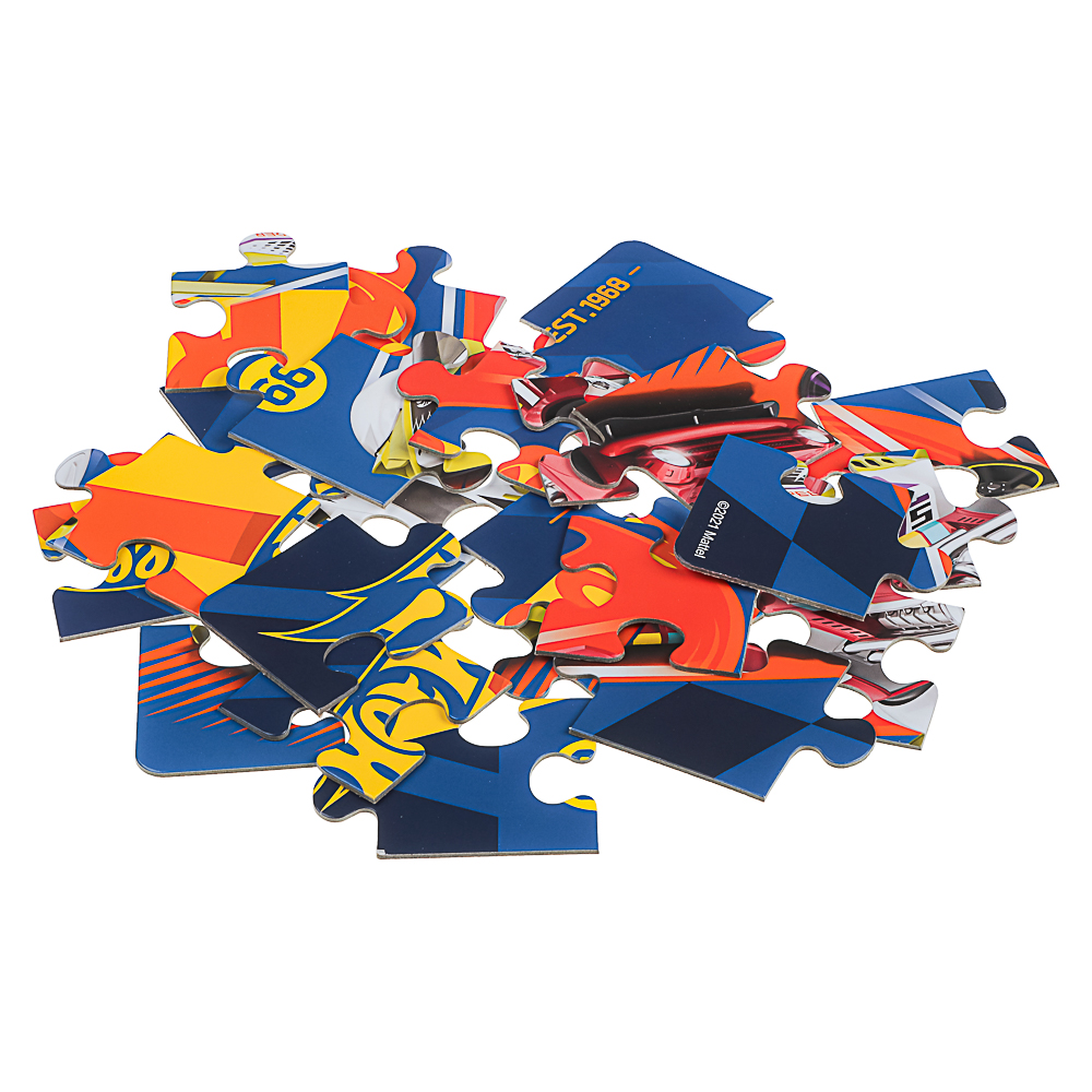 Пазл 24 элемента Финишный рывок Hot Wheels, 19,7x3,2x13,4 см, арт.№ 285-257