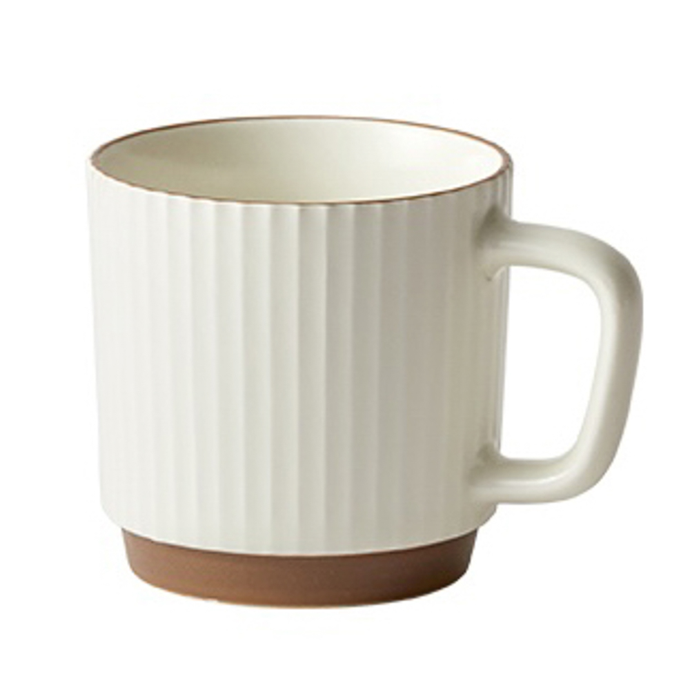 Кружка Лусия тм MILLIMI, 240мл, фарфор, кремовый, арт.№ 816-244