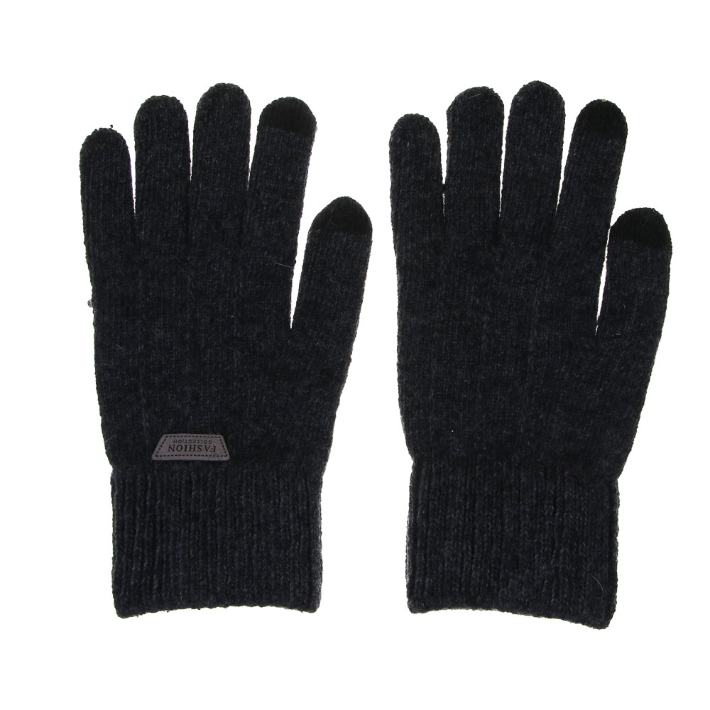 GALANTE Перчатки мужские контактные, р.22-24, 20%шерсть, 50%акрил, 30% п/э, цвета в ас-те, ОЗ25-22, арт.№ 363-438