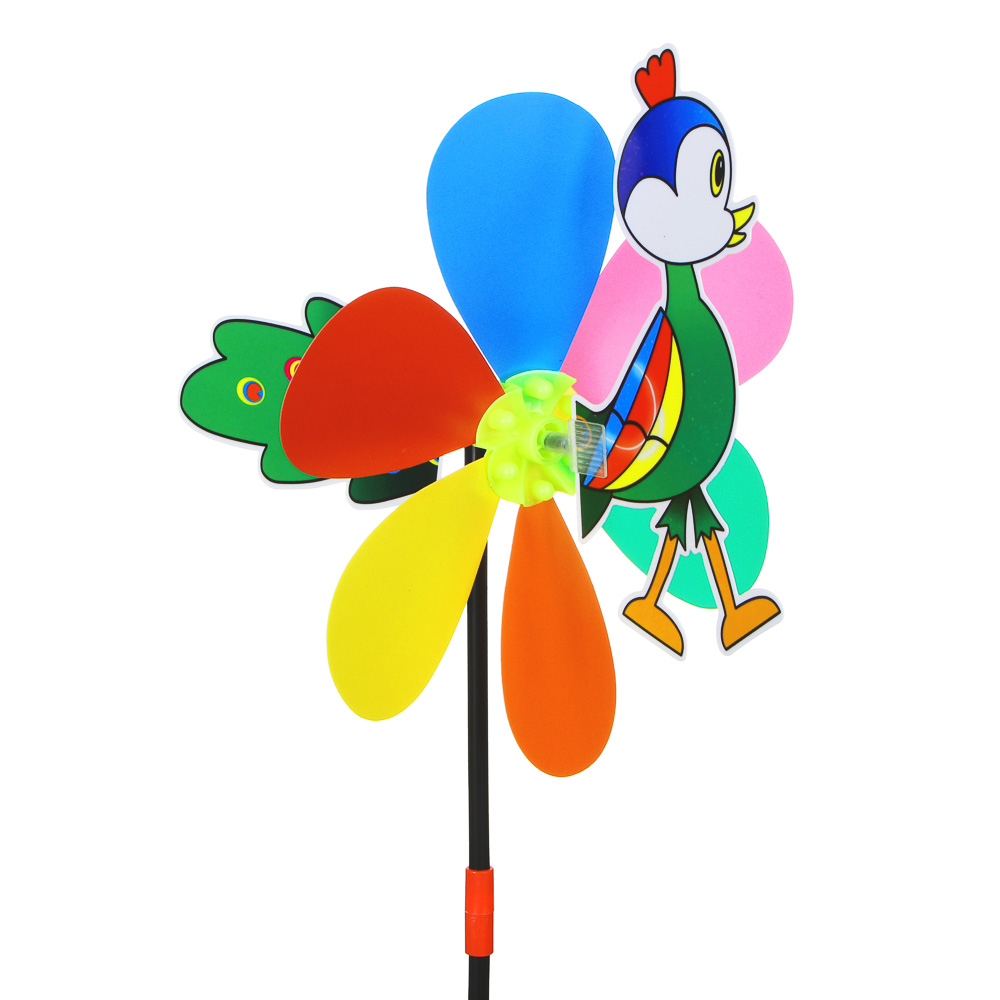 ИГРОЛЕНД Ветрячок детский "Животные", 49х24см, PVC, 2 дизайна, арт.№ 900-005