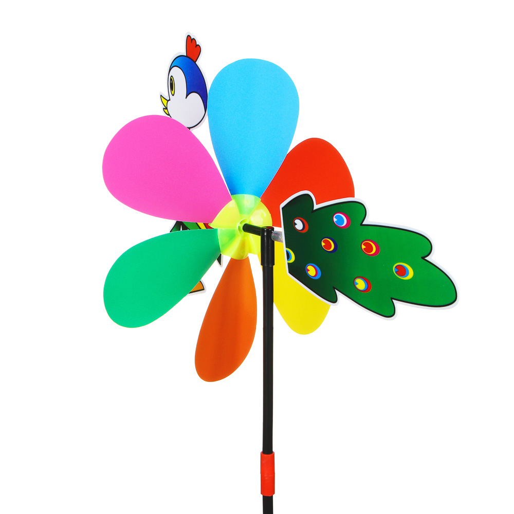 ИГРОЛЕНД Ветрячок детский "Животные", 49х24см, PVC, 2 дизайна, арт.№ 900-005