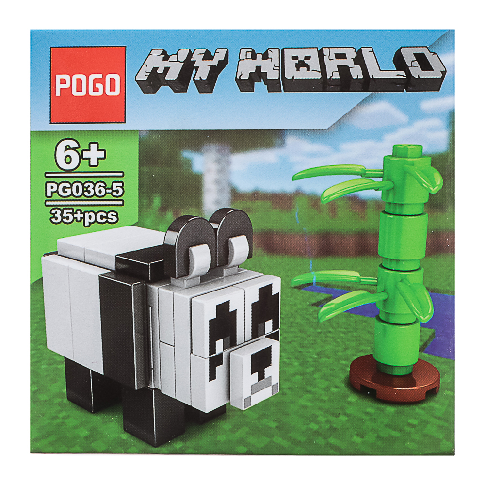 Конструктор "Игровой мир" 21-28 дет., ABS, 7х4,5х7 см, 6 видов, арт.№ 265-664