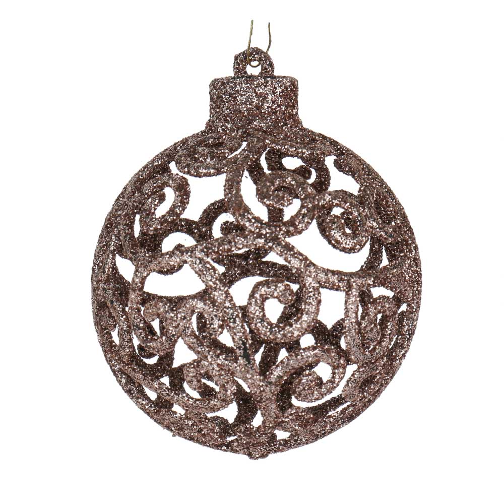 СНОУ БУМ Набор шаров и украшений 26 шт, 3см и 6см, розовое золото, арт.№ 309-070