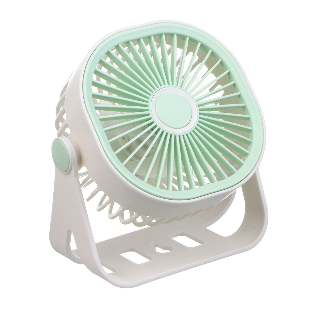 Вентилятор настольный тм LEBEN 3.7в/400мАч, USB-кабель, цвет в ассортименте, арт.№ 243-024