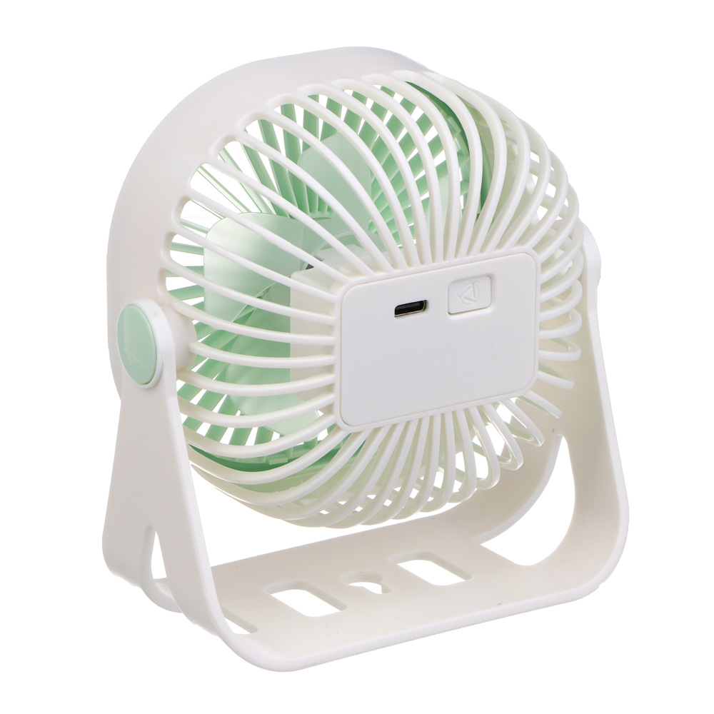 Вентилятор настольный тм LEBEN 3.7в/400мАч, USB-кабель, цвет в ассортименте, арт.№ 243-024