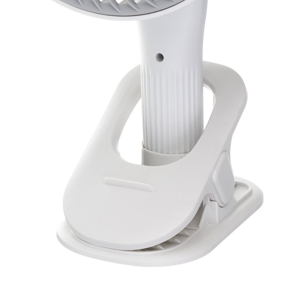 Вентилятор настольный тм LEBEN 3.7в/300мАч, диаметр лопастей 16см, USB-кабель, белый, арт.№ 243-025