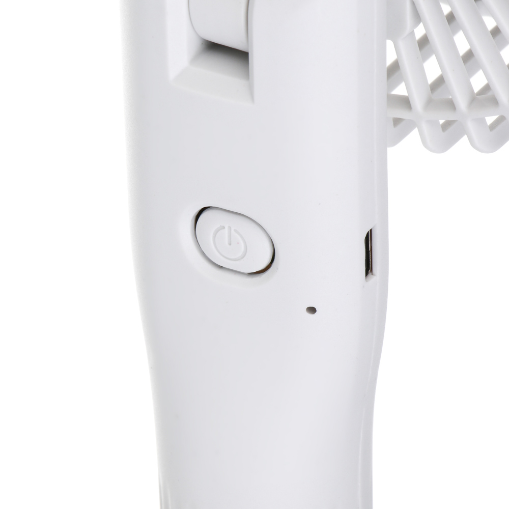 Вентилятор настольный тм LEBEN 3.7в/300мАч, диаметр лопастей 16см, USB-кабель, белый, арт.№ 243-025