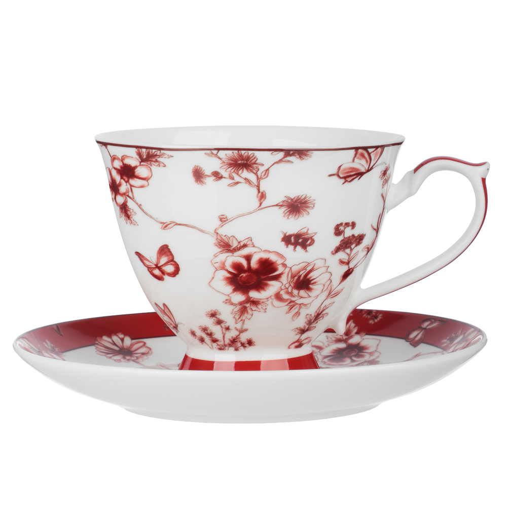 Набор чайный 4 пр., 220мл, MILLIMI, Дуэт, фарфор, арт.№ 802-514