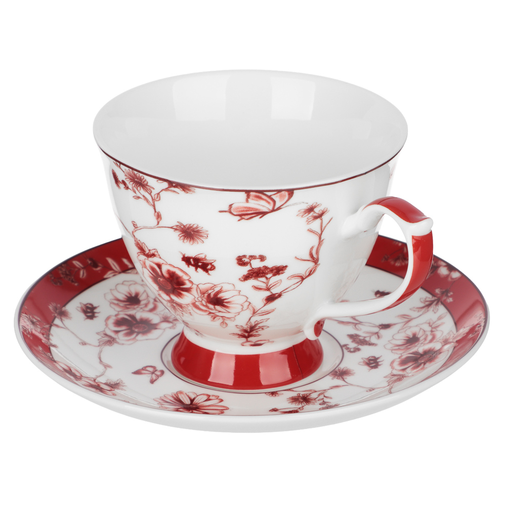 Набор чайный 4 пр., 220мл, MILLIMI, Дуэт, фарфор, арт.№ 802-514