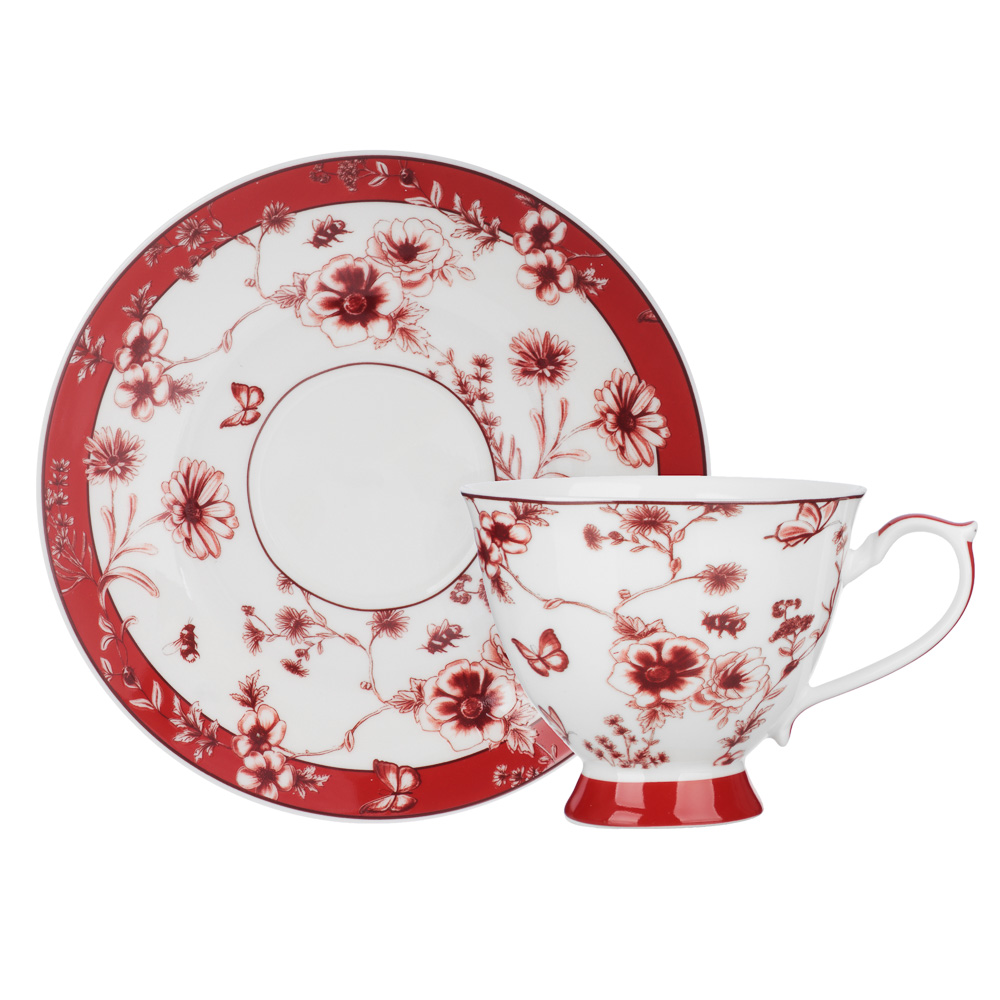 Набор чайный 4 пр., 220мл, MILLIMI, Дуэт, фарфор, арт.№ 802-514