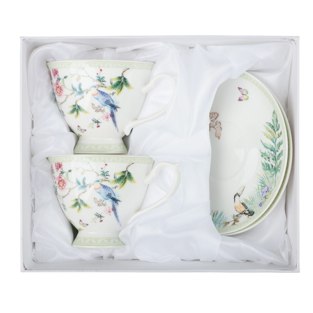 Набор чайный 4 пр., 220мл, MILLIMI, Грета, фарфор, арт.№ 802-517