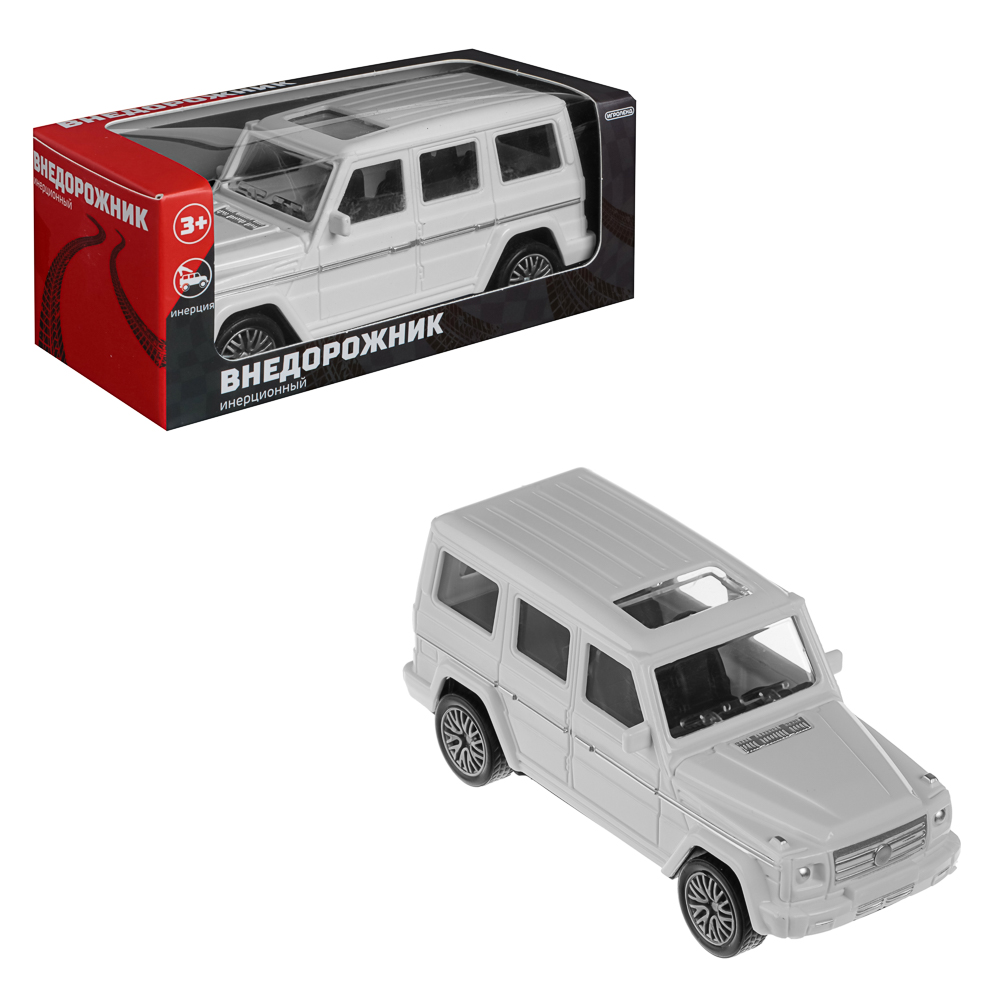 ИГРОЛЕНД Внедорожник инерционный, ABS, 13,6х6,5х5,4 см, 2 дизайна, арт.№ 292-448