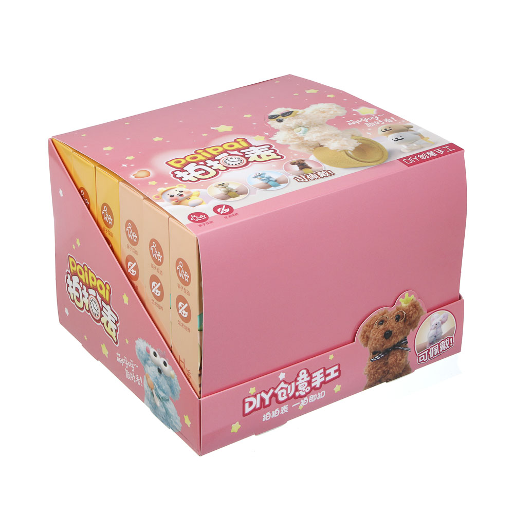 Набор для творчества "Мякиши" животные из меховых палочек, PP, клей, PVC, 12,5х17,7х3,8см, 4 дизайна, арт.№ 283-226