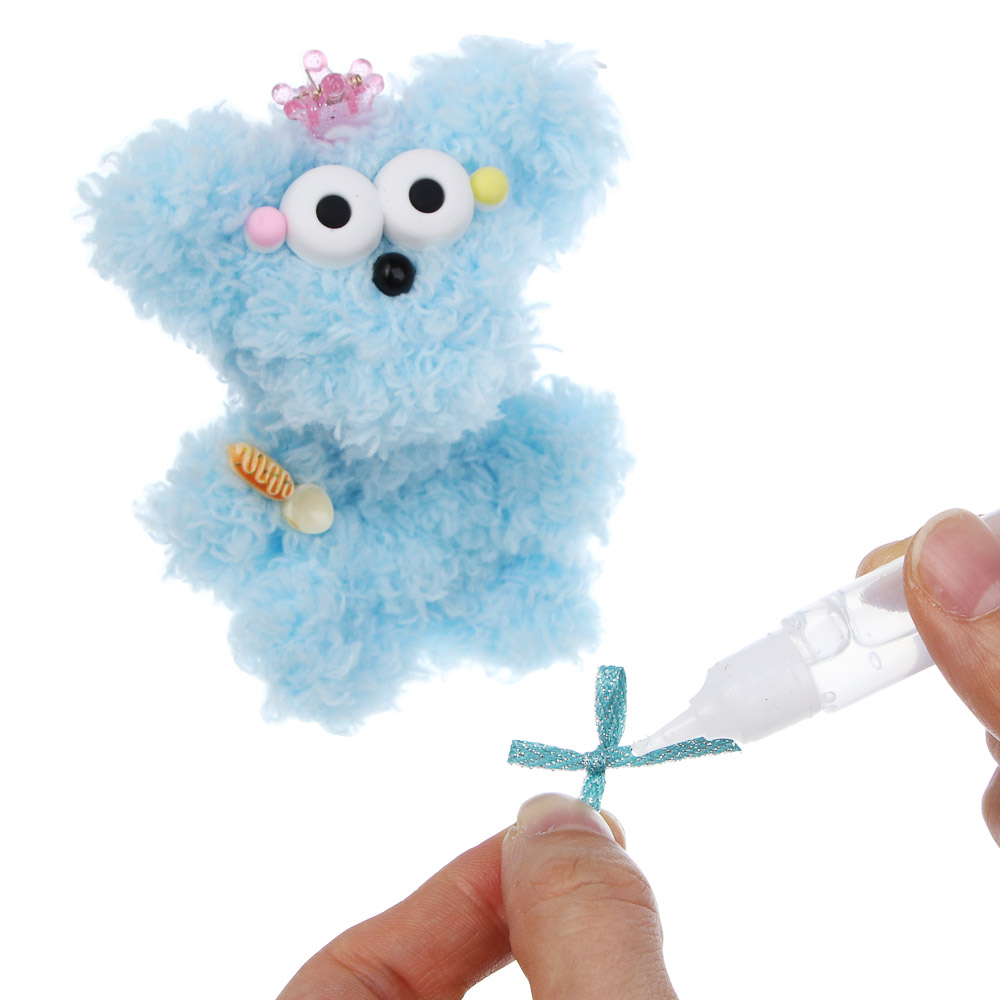 Набор для творчества "Мякиши" животные из меховых палочек, PP, клей, PVC, 12,5х17,7х3,8см, 4 дизайна, арт.№ 283-226