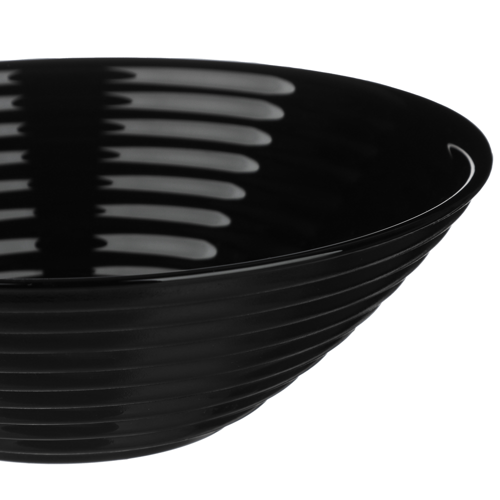 MILLIMI Бароло Салатник 16см черный опаловое стекло, арт.№ 818-382