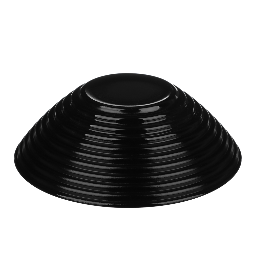 MILLIMI Бароло Салатник 16см черный опаловое стекло, арт.№ 818-382