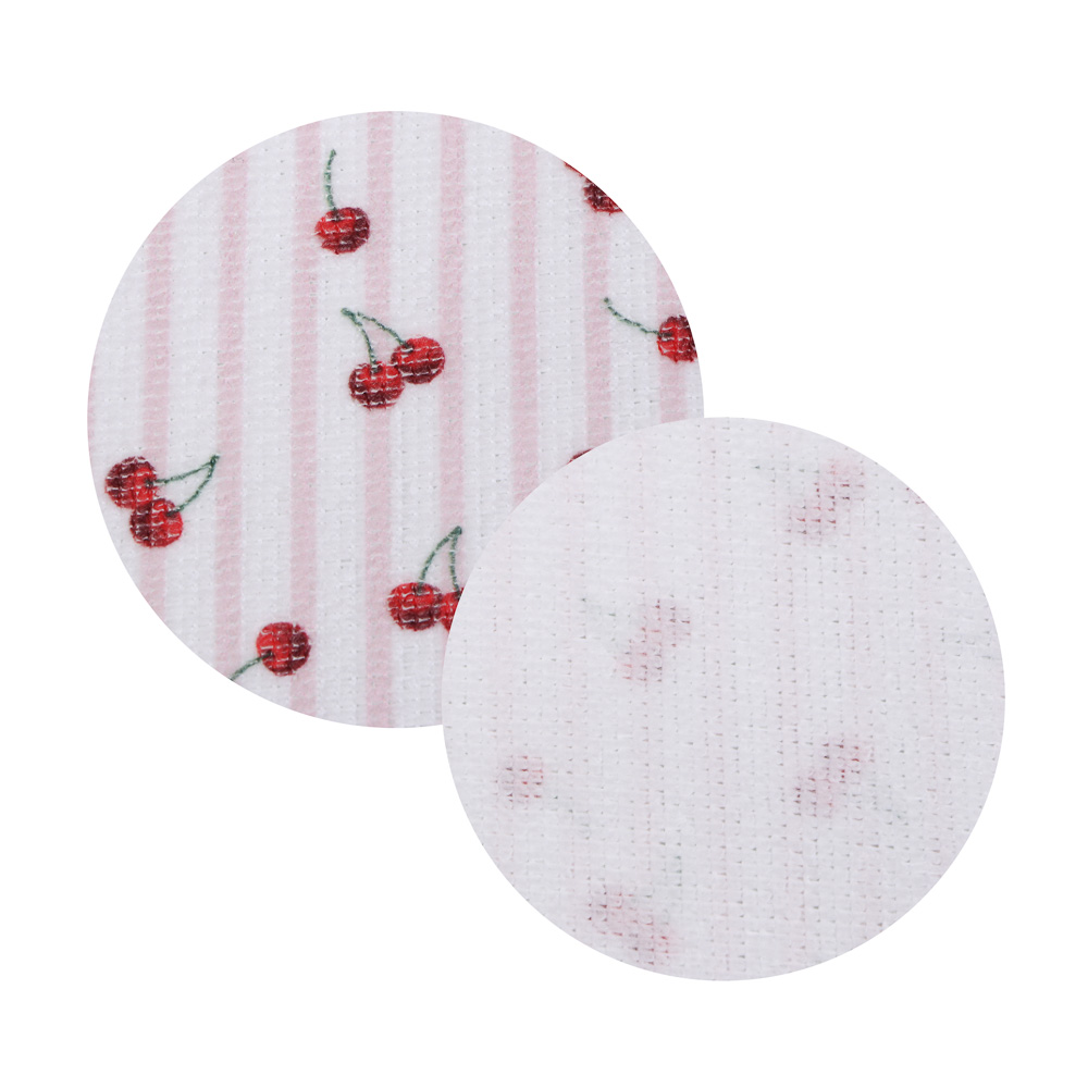 Набор салфеток тм VETTA Черри, 6 шт, 30х30 см, 200г/кв. м., 3 цвета, полиэстер диз2, арт.№ 448-375