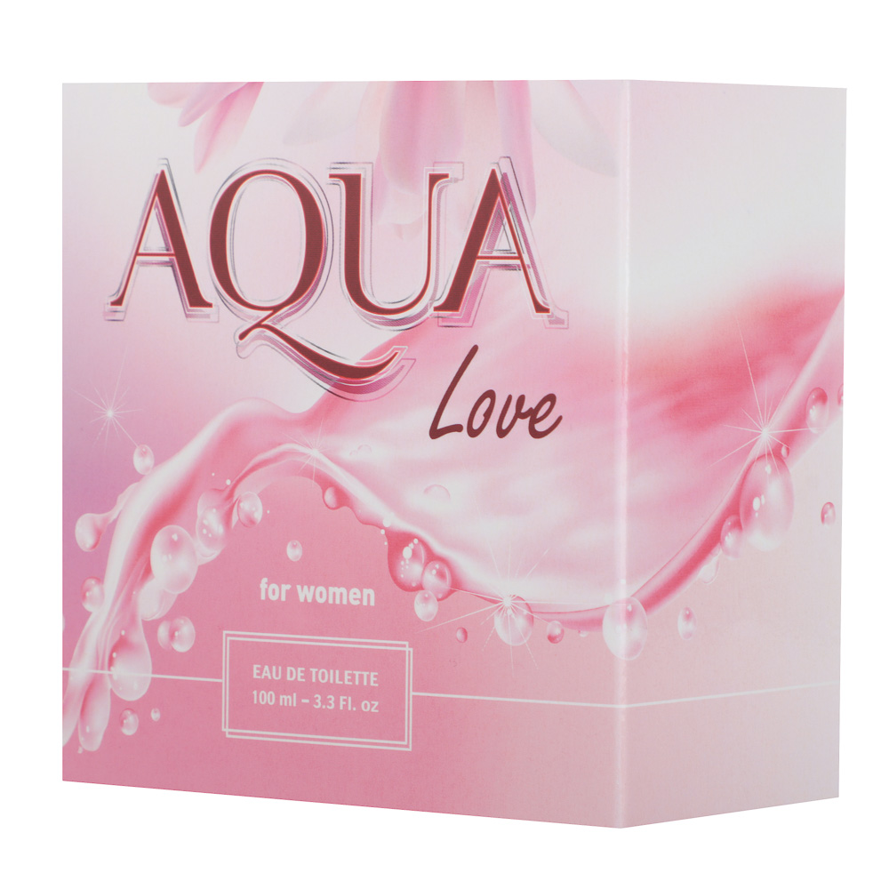 Туалетная вода женская тм Delta Parfum AQUA love, 100 мл, арт.№ 313-402