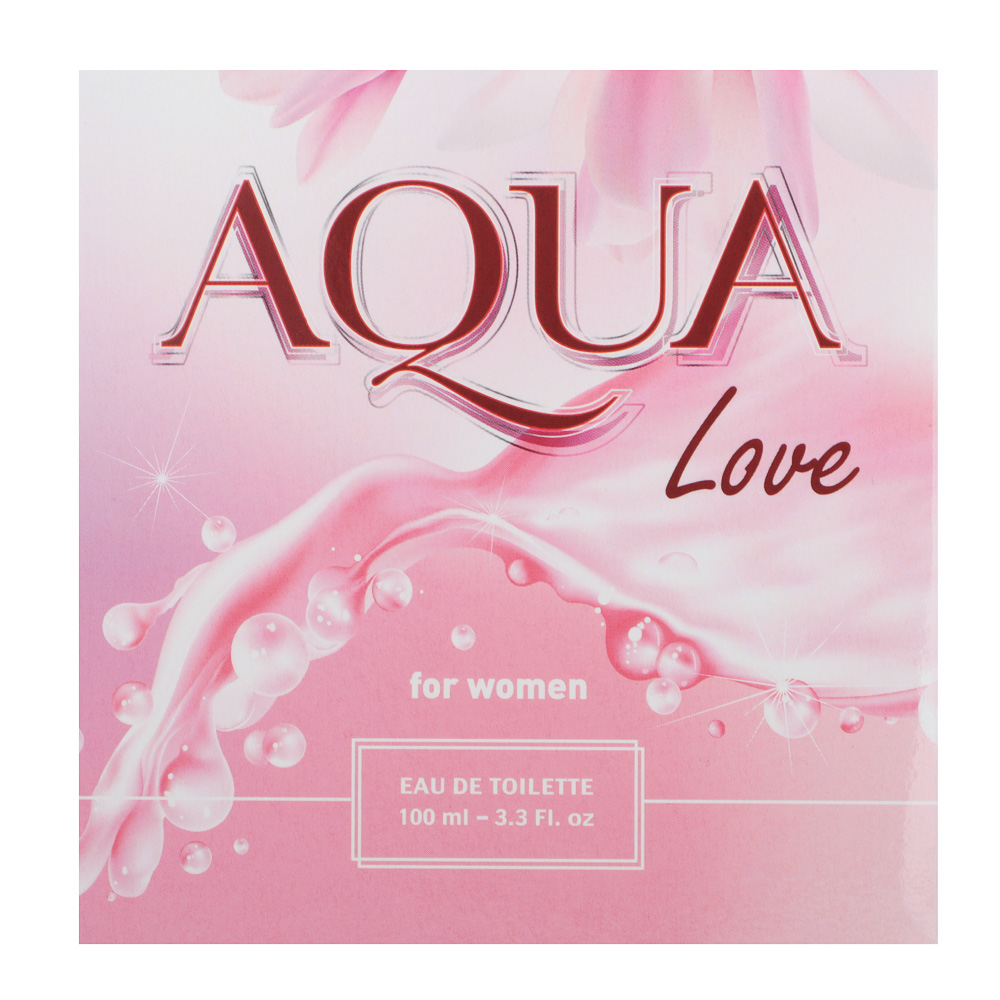 Туалетная вода женская тм Delta Parfum AQUA love, 100 мл, арт.№ 313-402