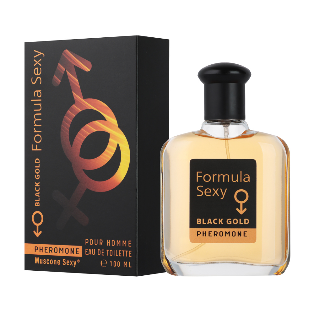 Туалетная вода мужская тм Formula Sexy Black Gold с феромонами, 100 мл, арт.№ 313-407
