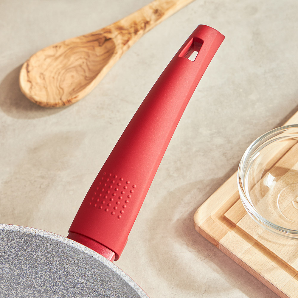 SATOSHI Верден Сотейник-вок литой d=26см, антипригарное покрытие мрамор, индукция, арт.№ 846-467