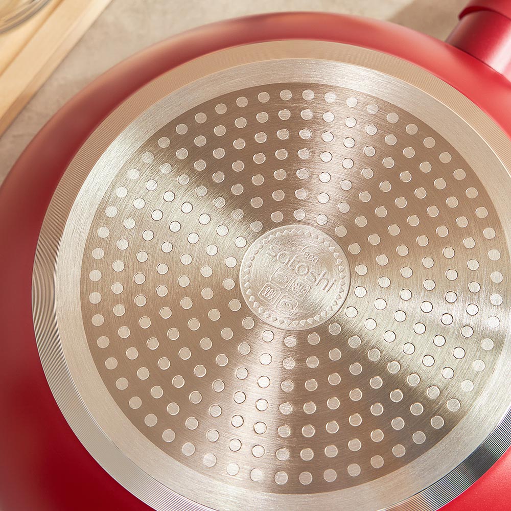 SATOSHI Верден Сотейник-вок литой d=26см, антипригарное покрытие мрамор, индукция, арт.№ 846-467