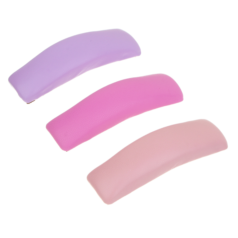 ЮНИLOOK Зажим для волос, 7,8см, сплав, PU, 3 цвета, ACS-18, арт.№ 321-002