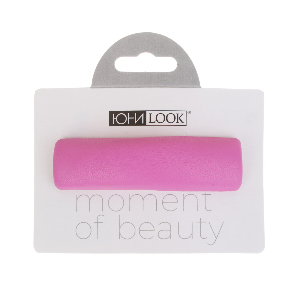 ЮНИLOOK Зажим для волос, 7,8см, сплав, PU, 3 цвета, ACS-18, арт.№ 321-002