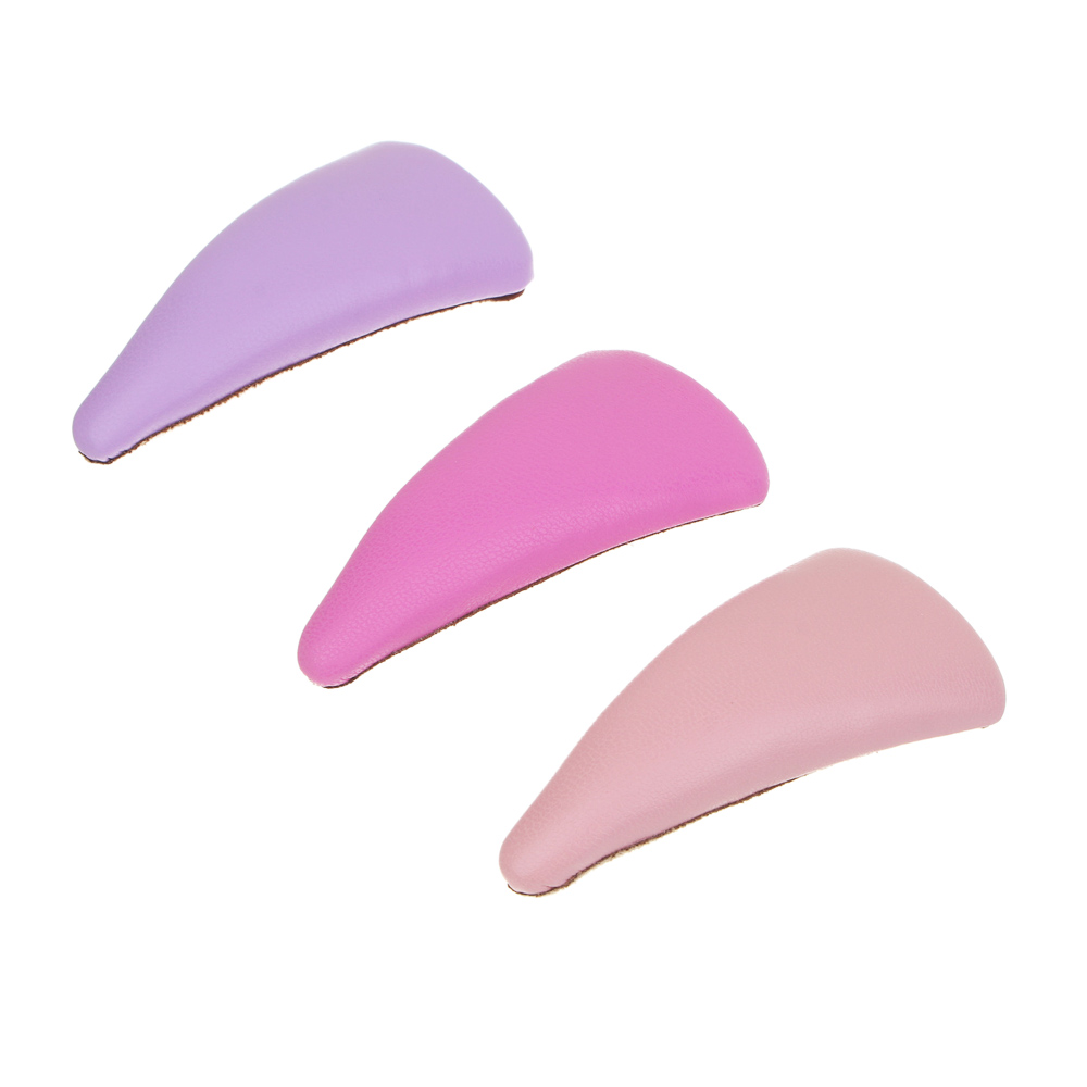 ЮНИLOOK Зажим для волос, 6,8см, сплав, PU, 3 цвета, ACS-19, арт.№ 321-003