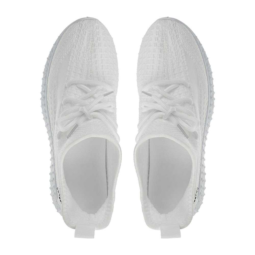 Кроссовки спортивные, р. 40, белые, полиэстер, ПВХ, арт.№ 299-314