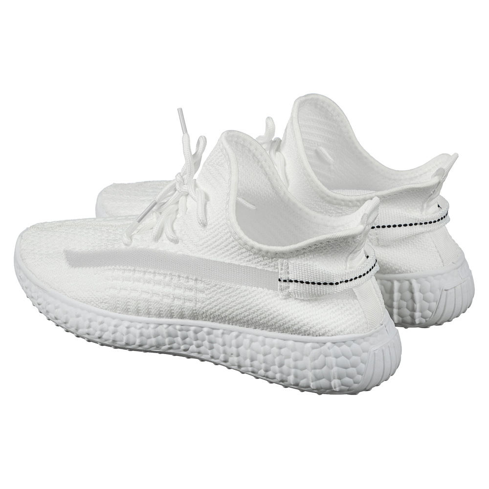 Кроссовки спортивные, р. 41, белые, полиэстер, ПВХ, арт.№ 299-315